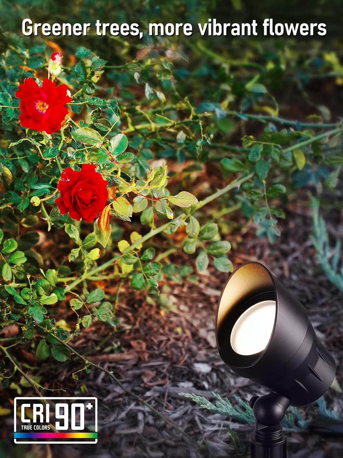 LEONLITE 4-Pack 5CCT 5W 12-24V Low Voltage LED Spotlight Oil Rubbed Bronze