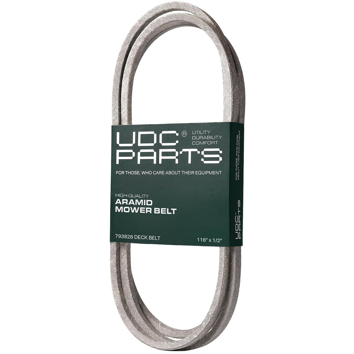 UDC Parts 793828 Hustler Raptor 42 Inch Deck Belt Replacement, 1/2" x 116"