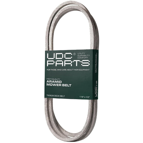 UDC Parts 793828 Hustler Raptor 42 Inch Deck Belt Replacement, 1/2" x 116"