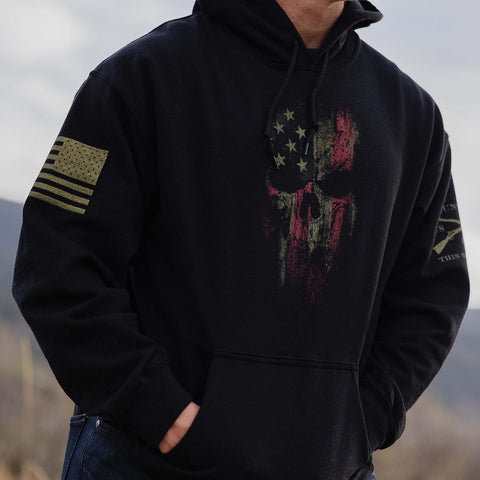 Grunt Style American Reaper 2.0 Men's Graphic Hoodie