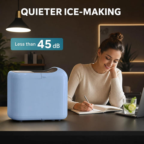 Countertop Ice Maker Portable Ice Maker Bullet-Shaped Ice Maker