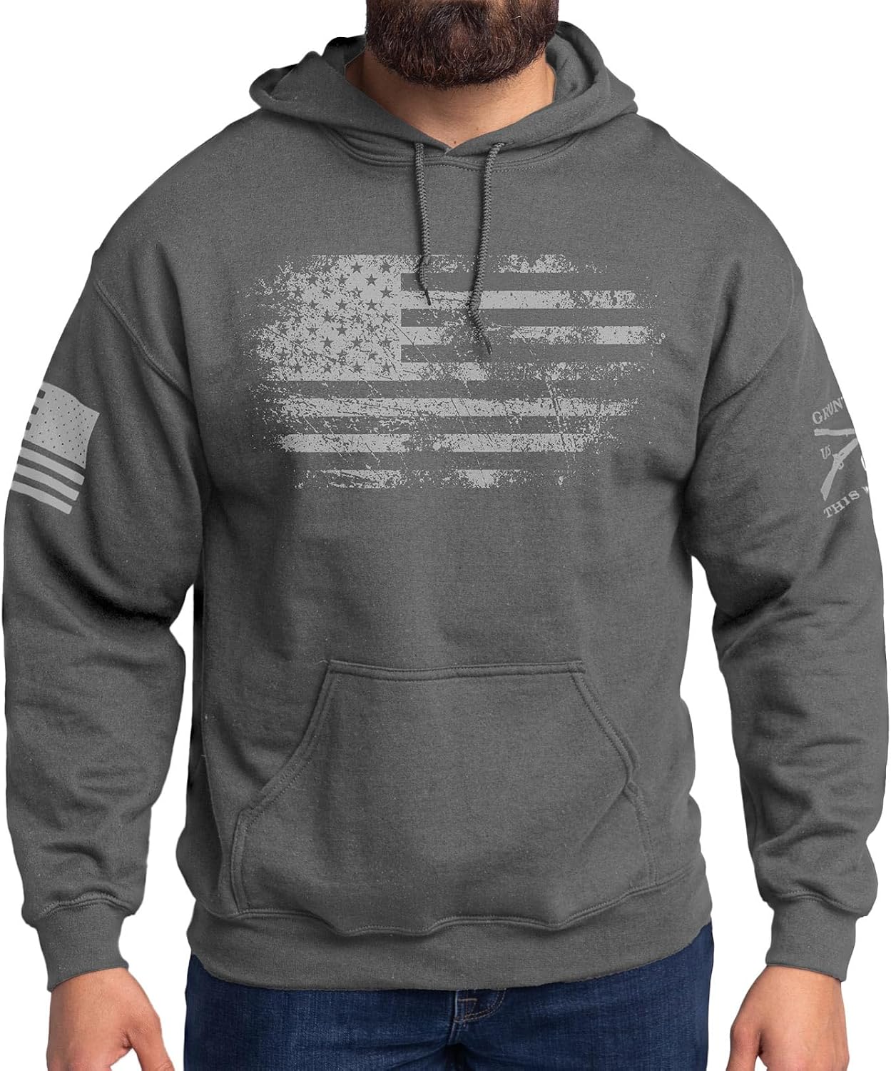 Grunt Style Vintage American Men's Graphic Hoodie