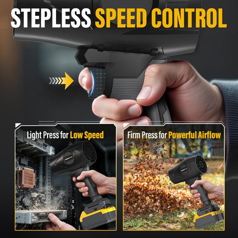 Cordless Leaf Blower Compatible with Dewalt 20V Max Battery (Tool Only)
