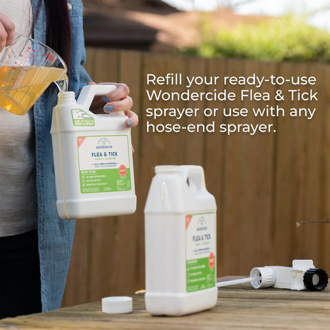 Wondercide - Flea and Tick Spray Concentrate for Yard and Garden - 32 oz