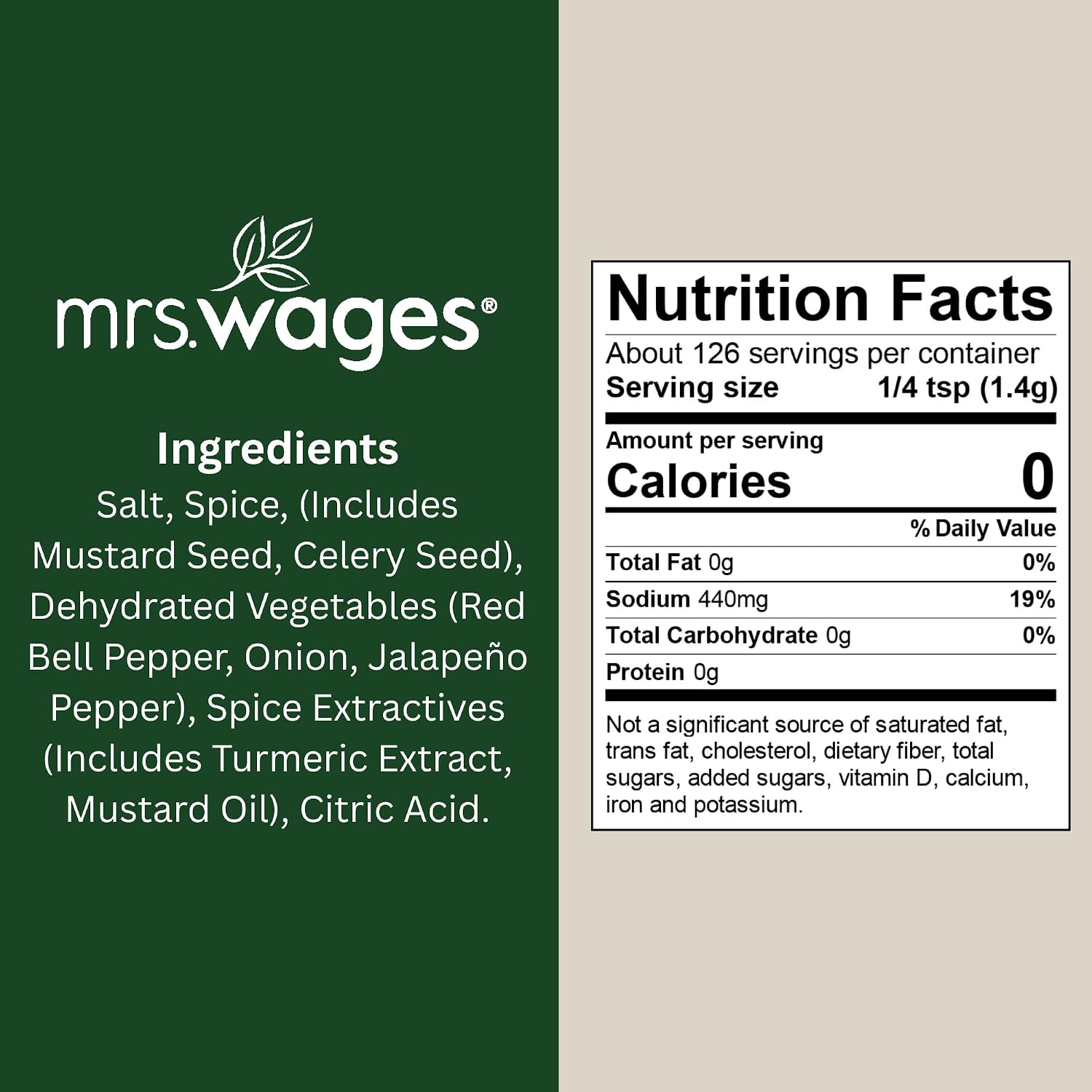 Mrs. Wages Zesty Bread and Butter Pickle Quick Process Mix, 12, 6oz packets