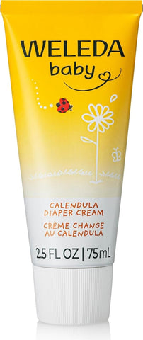 Weleda Baby Calendula Diaper Cream, 2.8 Fluid Ounce, Plant Rich Protection with Calendula, Chamomile, Sweet Almond Oil, Lanolin and Zinc Oxide