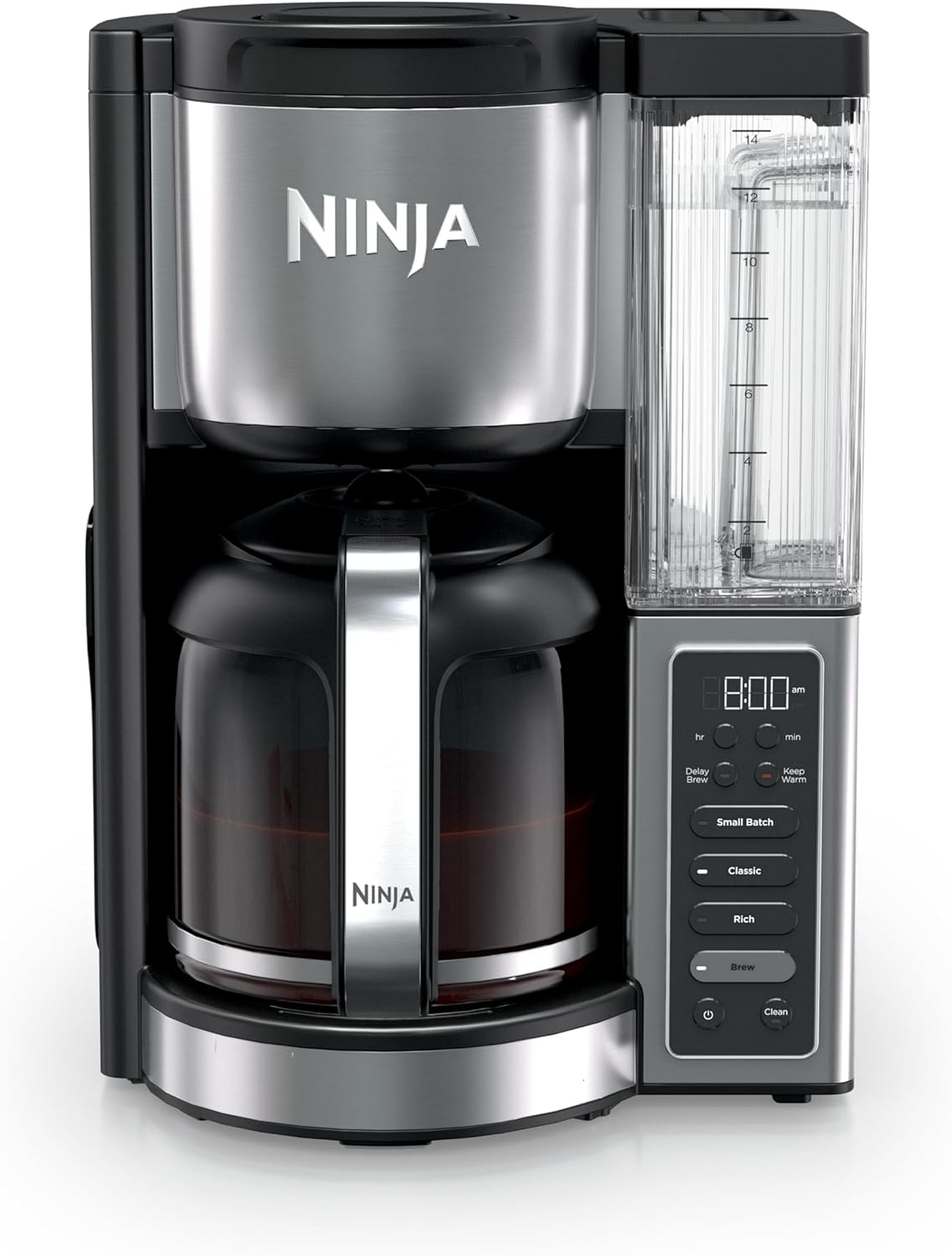 Ninja Fresh Brew Coffee Maker, 14 Cup Glass Carafe, Stainless, CE451AMZ