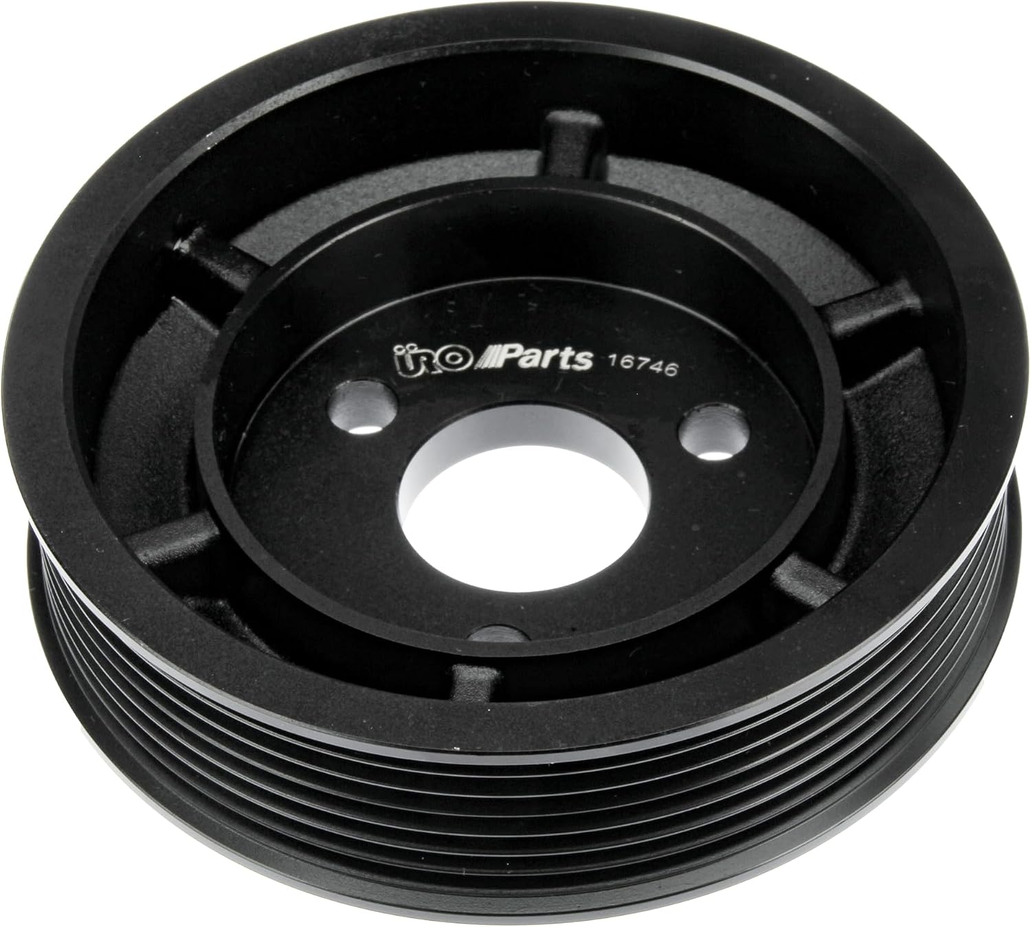URO Parts 32427553955PRM Power Steering Pump Pulley, Aluminum vs Plastic OEM