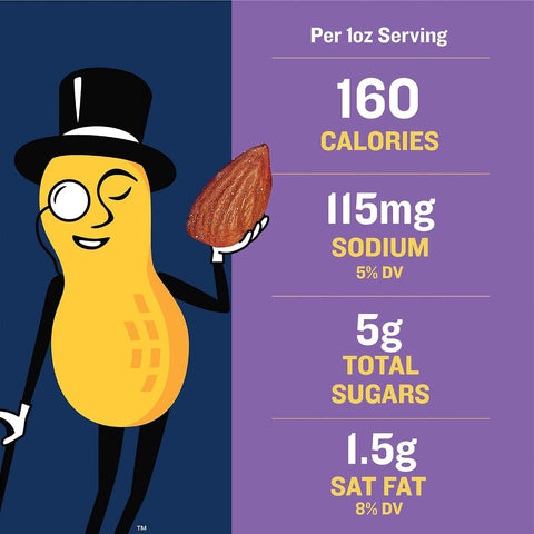 PLANTERS Honey Roasted Mixed Nuts, Plant Based Protein, 10 Oz (6 Ct)