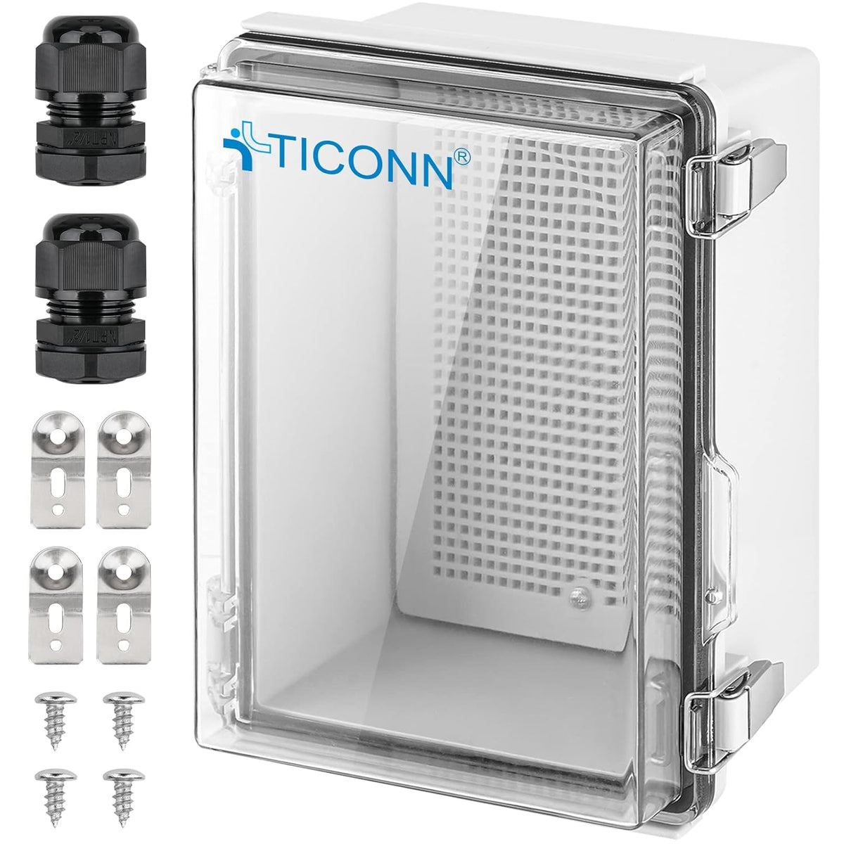 TICONN Outdoor Electrical Box Waterproof, ABS IP67 Junction Box Enclosure
