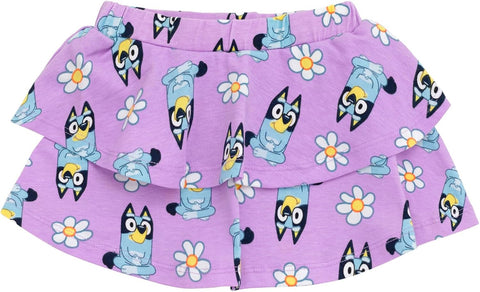 Bluey Floral 2 Pack Skorts Infant to Big Kid