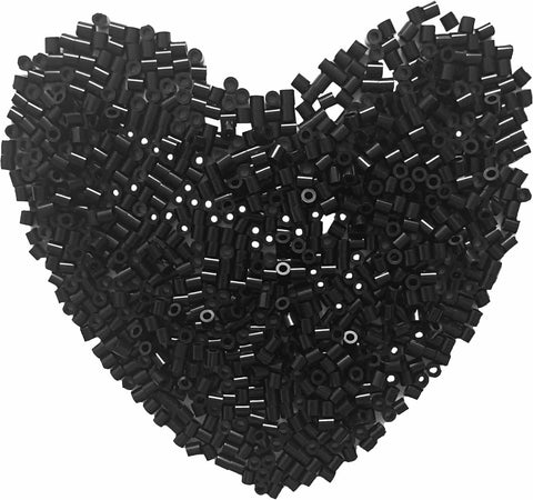 Fuse Beads for Crafts, 3000 Pcs 5mm Black.