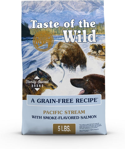 Taste of the Wild Pacific Stream Adult Dry Dog Food, Salmon, 5lb