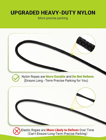 SARDVISA Garage Tennis Ball Parking Aid, Non-Elastic String Parking Guide