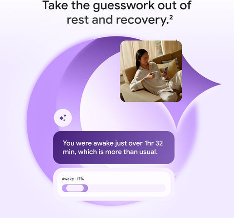 Fitbit Google Air - Screenless Activity Tracker - Obsidian