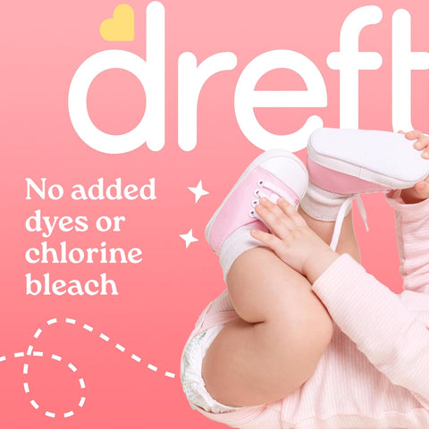 Dreft Baby Liquid Laundry Detergent, Gentle on Sensitive Skin Laundry Soap, 150 fl oz, 114 Loads (Packaging May Vary)