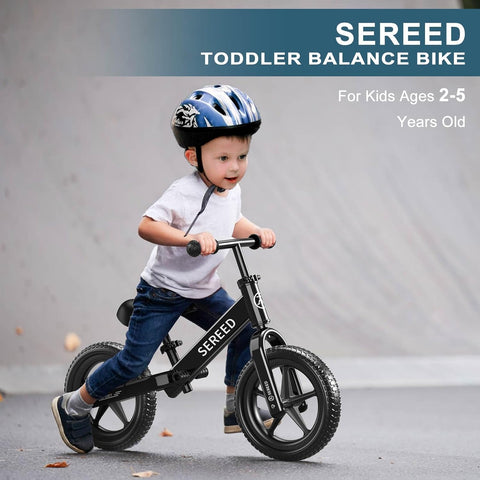 SEREED Toddler Balance Bike 2 Year Old, Gift for 2-3 Boys Girls, Adjustable