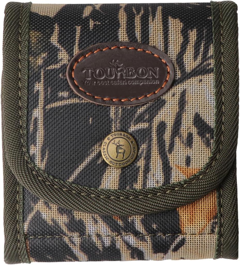 TOURBON Folding Rifle Cartridge Holder Ammo Wallet Pouch with Elastic Loops