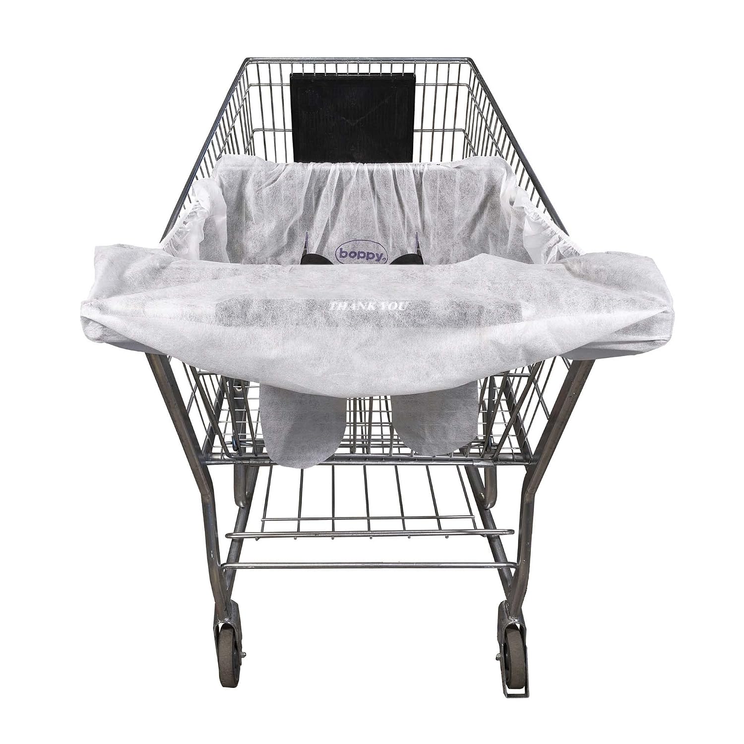 Boppy Preferred Shopping Cart & High Chair Cover, 360 Padded Baby Seat Cover & Toy