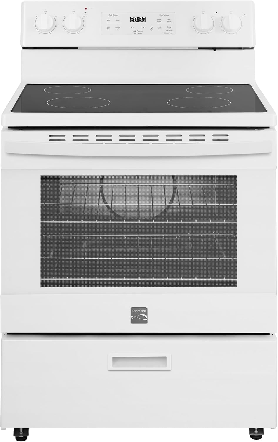 Kenmore 5.2 cu ft. Rear Control Electric Range - White