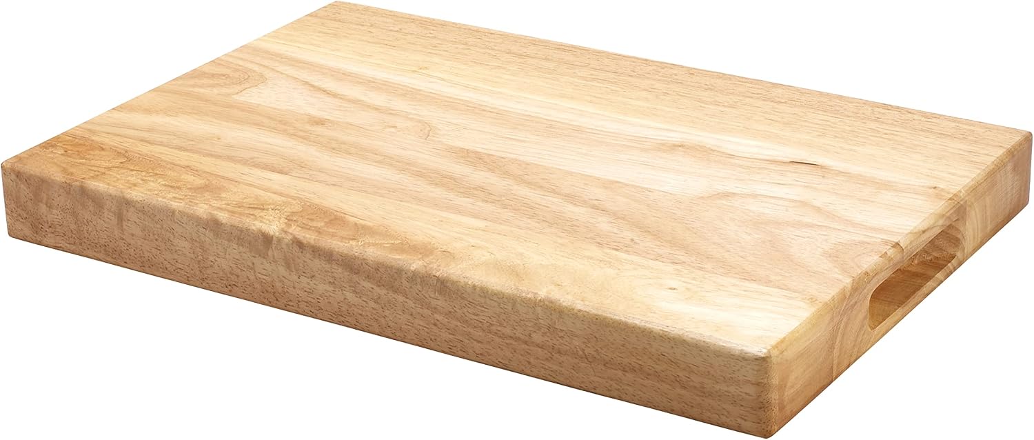 Winco 18" x 30" Heavy-Duty Wood Cutting Board