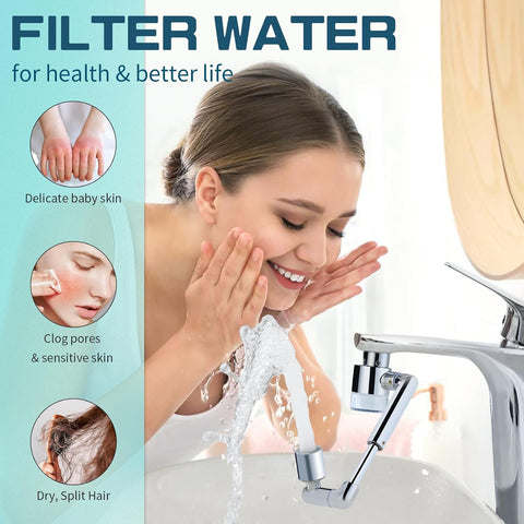 4pcs Carbon Fiber Filter Replacement for CECEFIN Filtered Faucet Extender