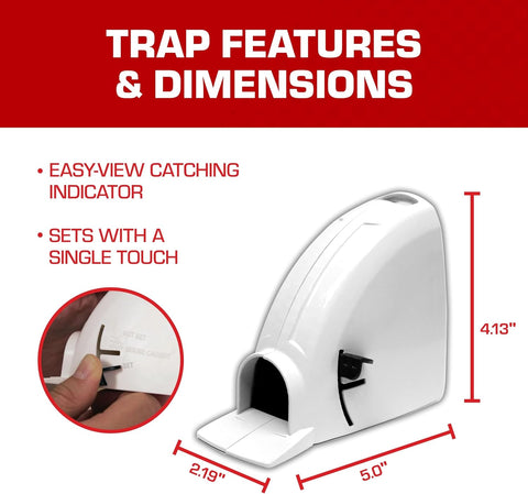 Tomcat Kill & Contain Mouse Trap, 2 Traps