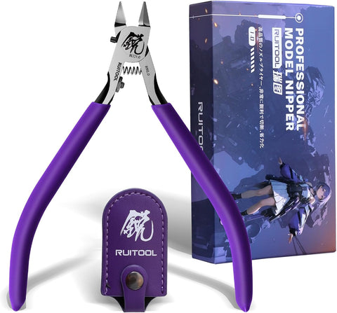 RUITOOL Model Nippers for Beginners, 4.7" Single Blade Nipper for Gunpla