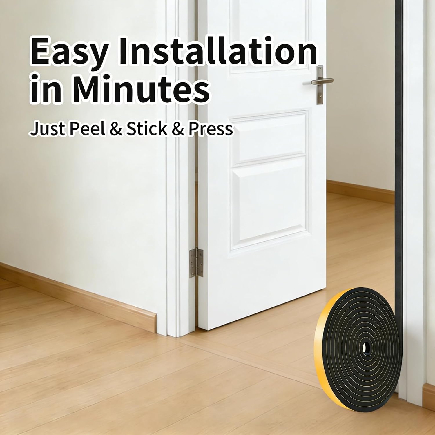 Strong Adhesive Door Seal Weather Stripping for Doors & Windows