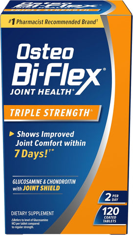 Osteo Bi-Flex Triple Strength Glucosamine Chondroitin Supplement, 120 Count