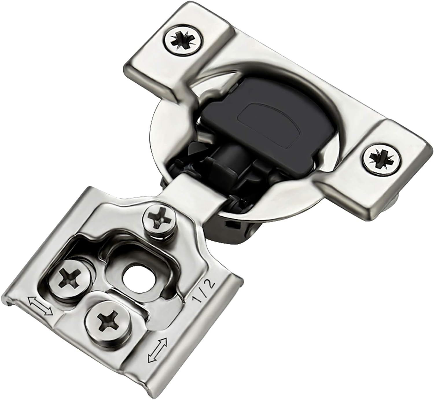 Soft Close Hinges for Kitchen Cabinet Hinges, 1-3/8 Inch Overlay, 10 Pack