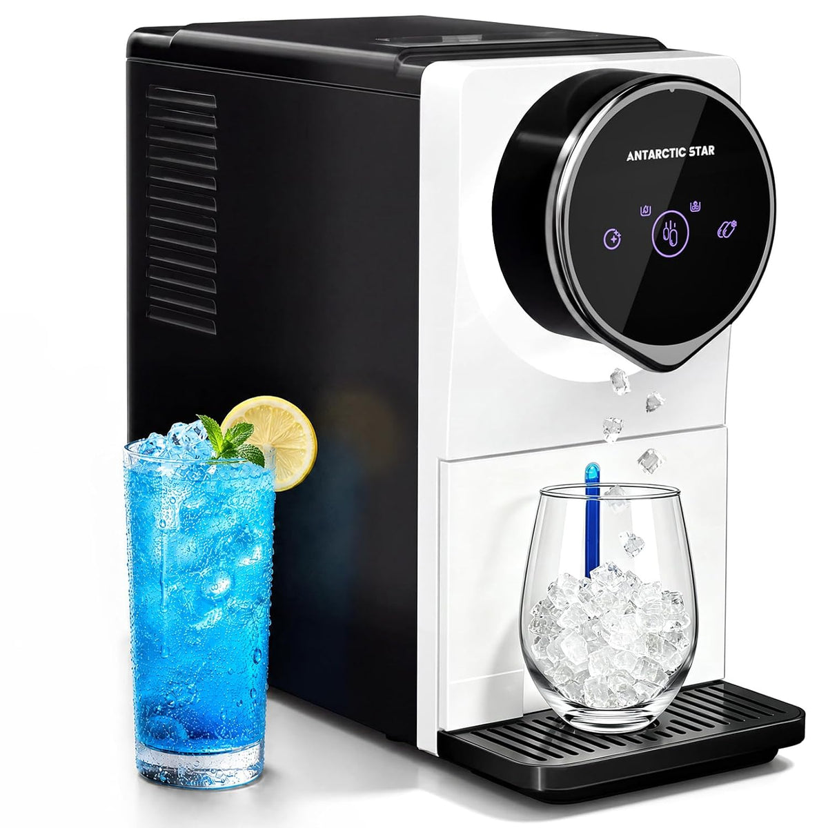 Nugget Ice Maker Countertop Gen 2, Auto Dispenser Machine