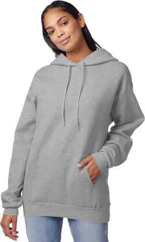 Hanes Men's Hoodie - EcoSmart Fleece Hooded Sweatshirt for Men & Women - Midweight Fleece - Big & Tall Available