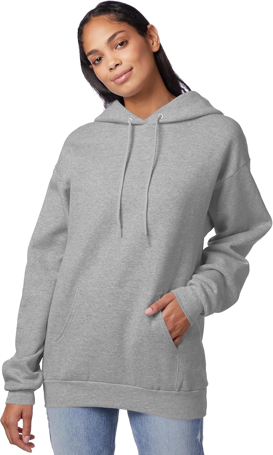 Hanes Men's Hoodie - EcoSmart Fleece Hooded Sweatshirt for Men & Women - Midweight Fleece - Big & Tall Available