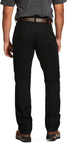 Ariat Men's Rebar M4 Low Rise DuraStretch Made Tough Double Front Stackable Straight Leg Pant