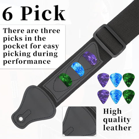 Guitar Strap,Acoustic Electric Guitar,Available for All Guitars
