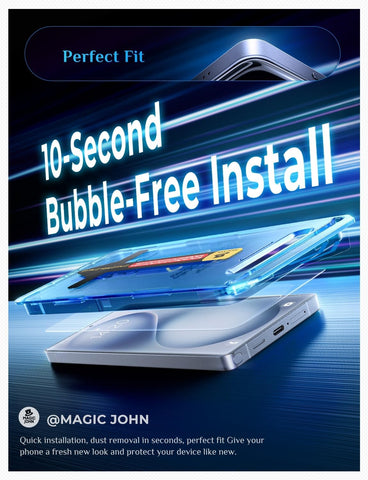 MAGIC JOHN for Samsung Galaxy S26 Ultra Screen Protector Easy Installation