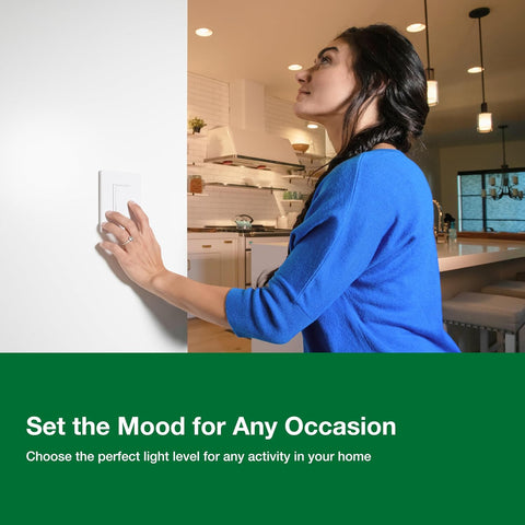 Lutron Diva LED+ Dimmer Switch, Paddle Dimmer, Single Pole/3-way
