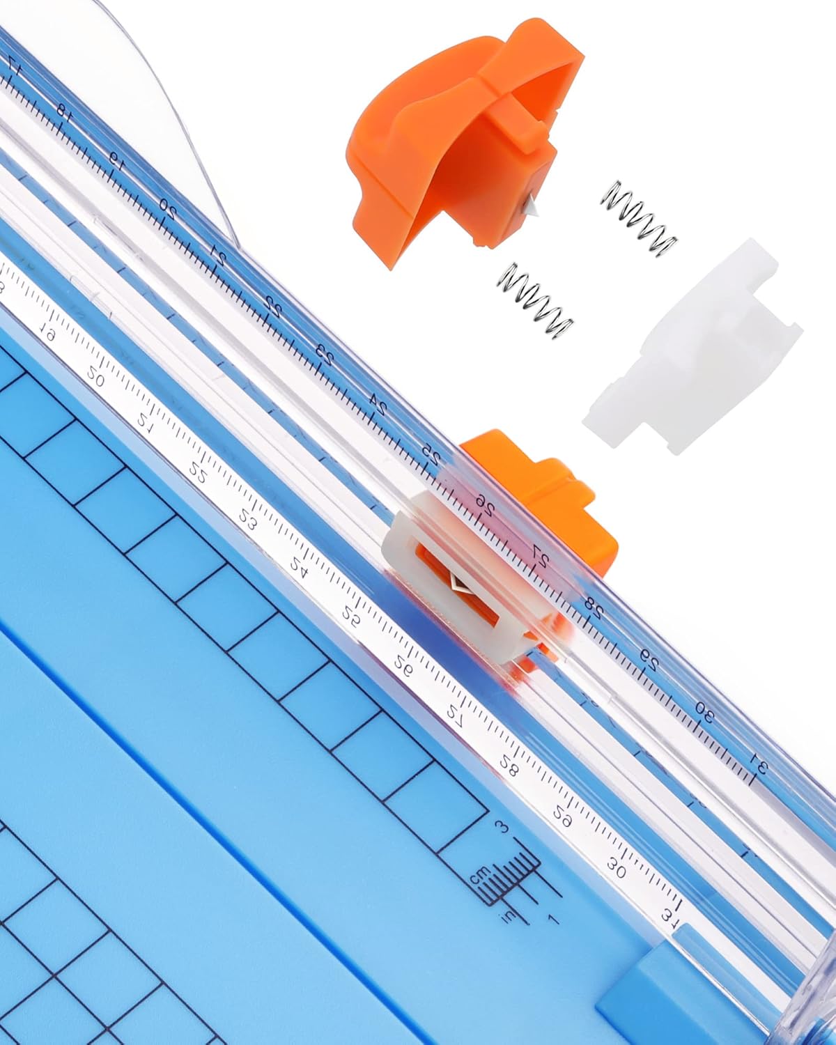 Firbon A4 Paper Cutter, 12 Inch Paper Trimmer with Extened Ruler, Blue