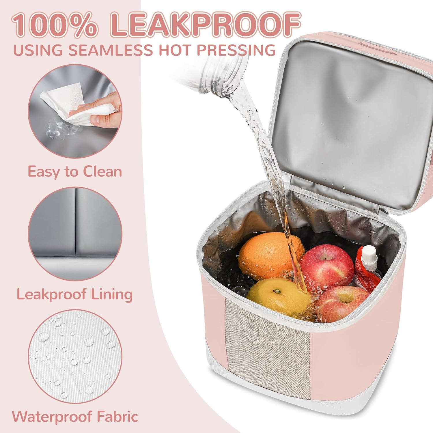 Mancro Breast Milk Cooler Travel Bag with Ice Pack, Baby Bottle Cooler Bag
