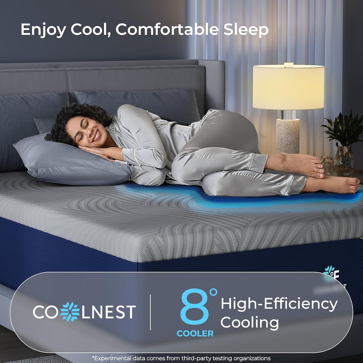 Sweetnight CoolNest 10 Inch Full Size Mattress,Cooling Memory Foam Mattress