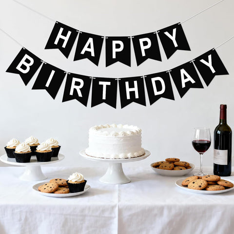 Happy Birthday Banner Birthday Party Banner NO DIY Happy Birthday Sign