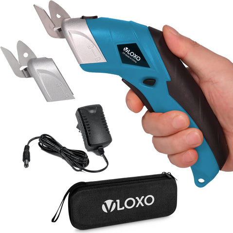 VLOXO Cordless Electric Scissors 4V Electric Box Cutter for Cardboard