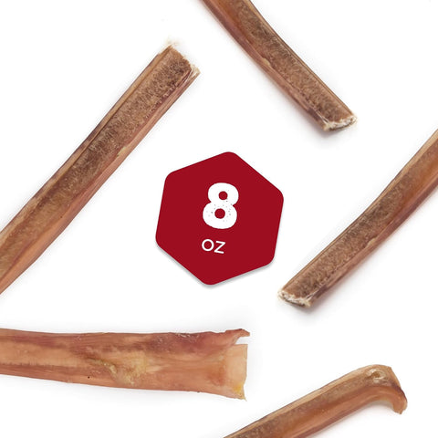 Best Bully Sticks 4 Inch Bully Sticks for Dogs - 8 oz (Pack of 1) - Natural Grass-Fed Dog Treats Small Breed, Grain and Rawhide-Free, Perfect for Small or Young Canines