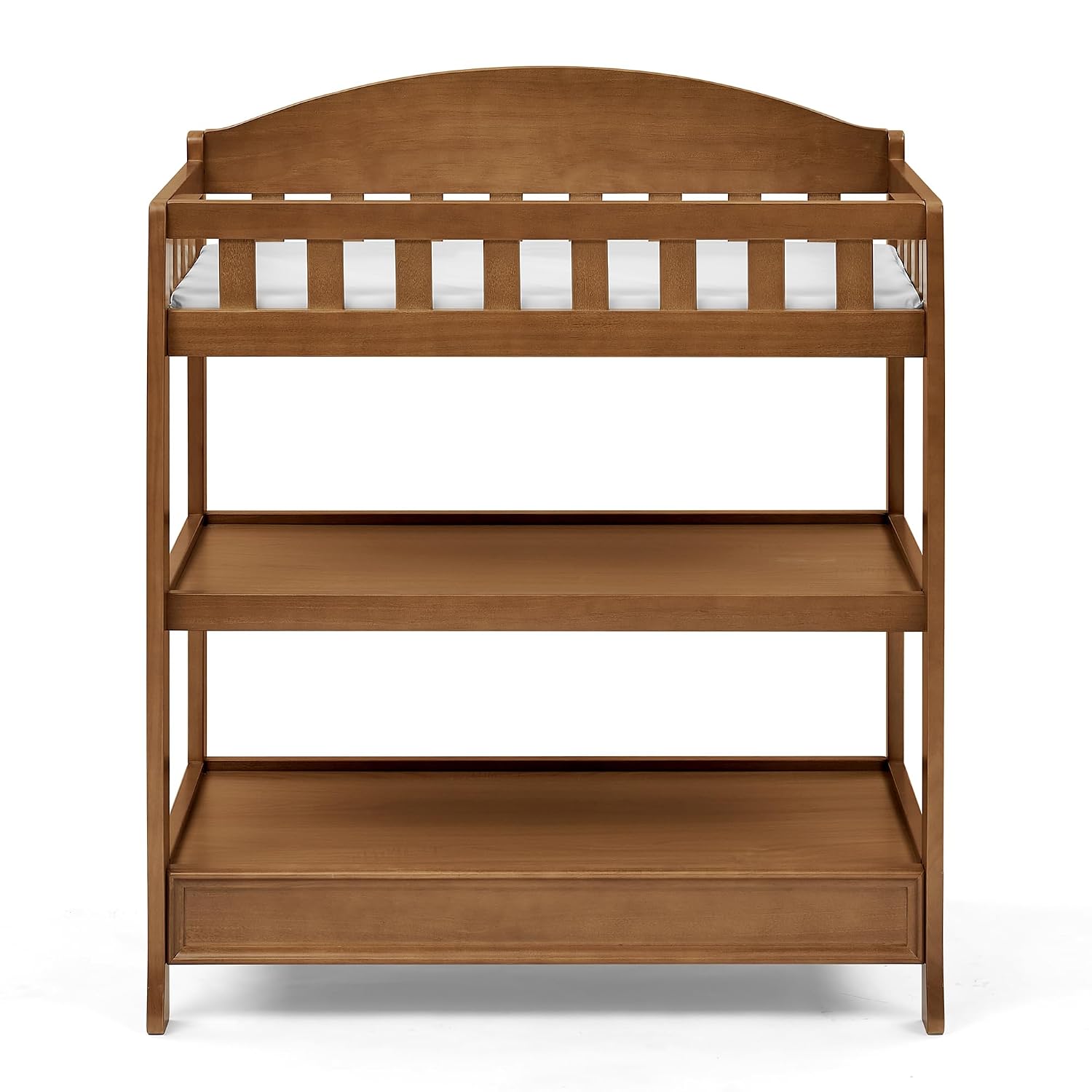 Delta Children Infant Changing Table with Pad, Chestnut