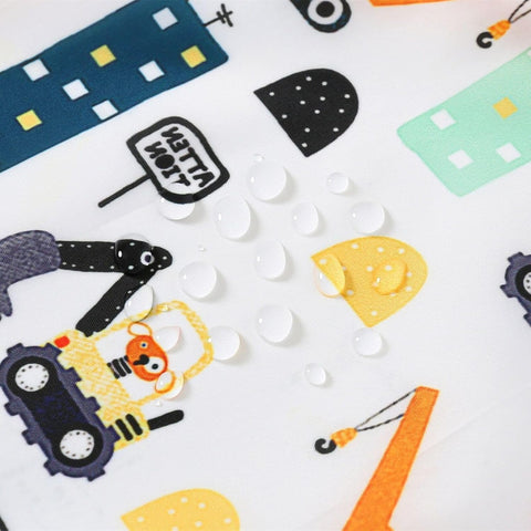 3 Pcs Waterproof Long Sleeves Baby Bibs Weaning Smock Bib 3-24 Months