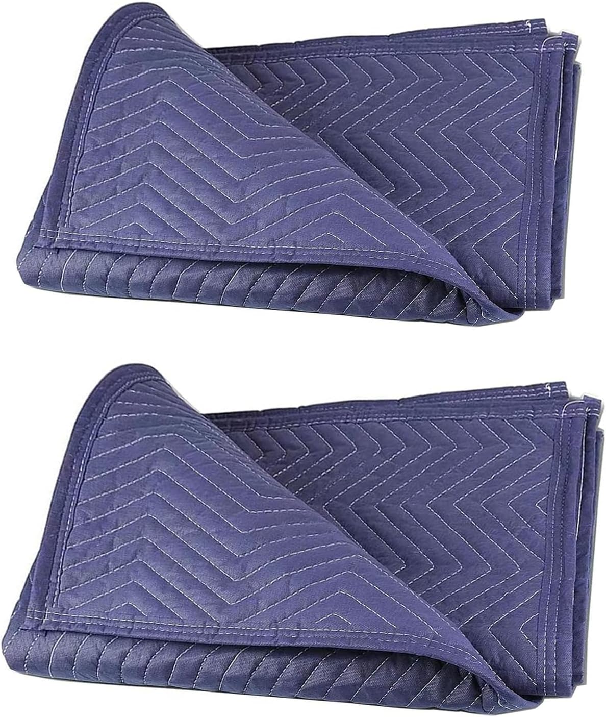PONGHEI 2 Moving Blankets 80"x 72" Heavy Duty Packing Blankets for Shipping Thick Furniture Wrapping for Moving Supplies Professional Quilted Shipping