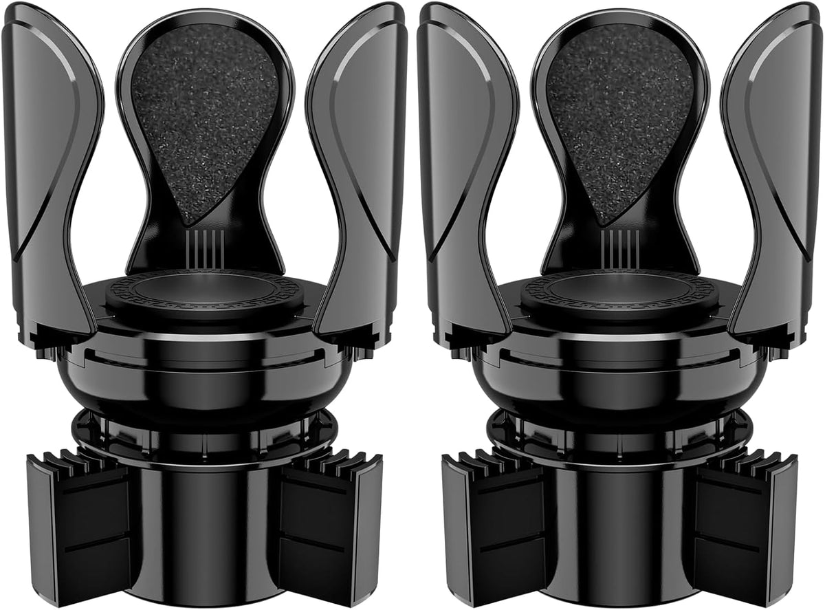 Car Cup Holder Expander, Cup Holder Extender Adapter with Expandable Arm and Adjustable Base, Compatible with Yeti Ramblers, Hydro Flasks, Stanley, Owala Most Coffee Mugs Bottles & Cups (CUP-2pack)