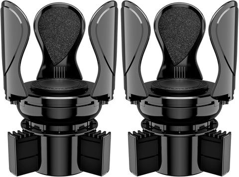 Car Cup Holder Expander, Cup Holder Extender Adapter with Expandable Arm and Adjustable Base, Compatible with Yeti Ramblers, Hydro Flasks, Stanley, Owala Most Coffee Mugs Bottles & Cups (CUP-2pack)