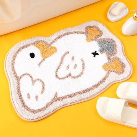 Molesun Goose Bath Mat 18x26, Soft Absorbent Microfiber Bath Rugs